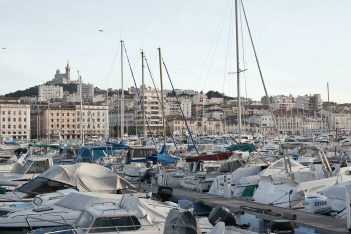 Image de bateaux dans le Vieux-Port de Marseille